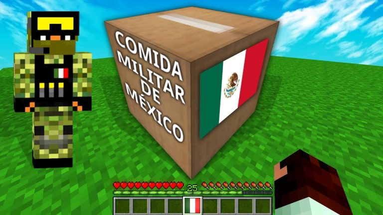 Skin de minecraft militar mexicano